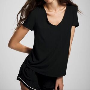 Soma Cool Nights Separates Short Sleeve V-Neck Shorts Women's Pajama Set